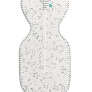 Love to Dream Swaddle UP Silky-Lux 1.0 TOG, Gray, Medium, 13-19 lbs, Super Soft